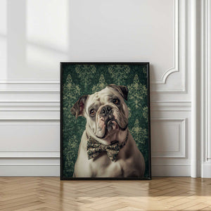 Tablou înramat „The Gentleman Bulldog” de SHANDU
