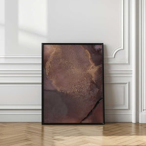 Tablou înramat „Organic Textures and Earthy Tones” de uplusmestudio