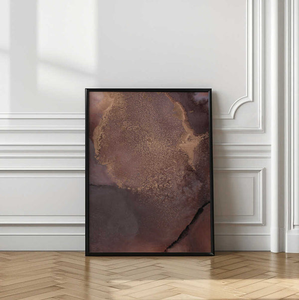 Tablou înramat „Organic Textures and Earthy Tones” de uplusmestudio