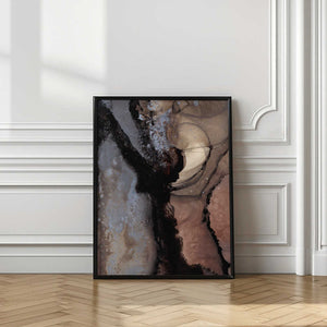 Tablou înramat „Organic Shapes with Earthy Tones” de uplusmestudio