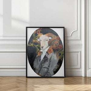 Tablou înramat „Regal Ram Portrait” de Karenina Fabrizzi