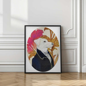 Tablou înramat „Regal Canine Portrait” de Karenina Fabrizzi