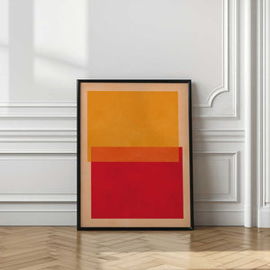 Tablou înramat „Bold Color Blocks” de Vitor Costa