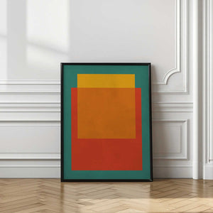 Tablou înramat „Vibrant Layers” de Vitor Costa