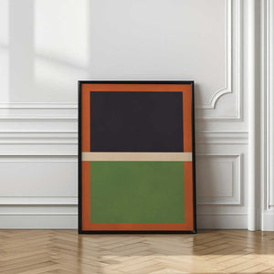 Tablou înramat „Bold Geometric Blocks” de Vitor Costa