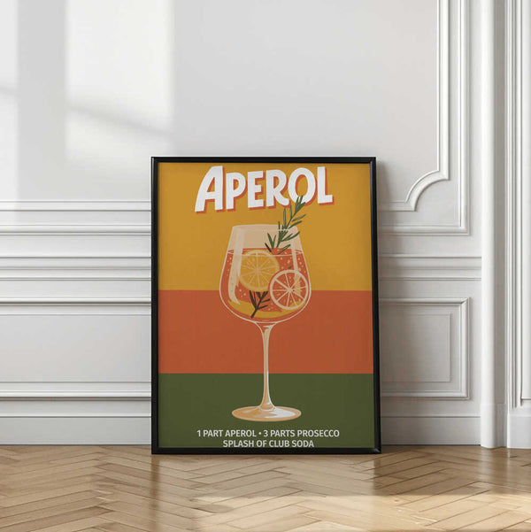 Tablou înramat „Aperol Vintage No 1” de Andreas Magnusson