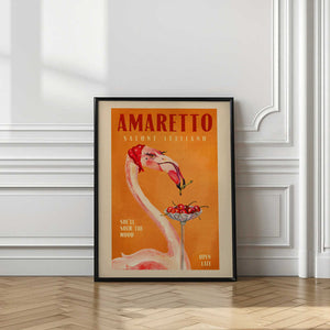 Tablou înramat „Flamingo Delight” de The Whiskey Ginger