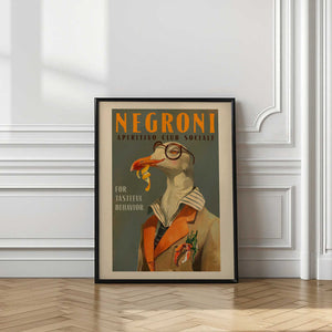 Tablou înramat „Chic Seagull Society” de The Whiskey Ginger