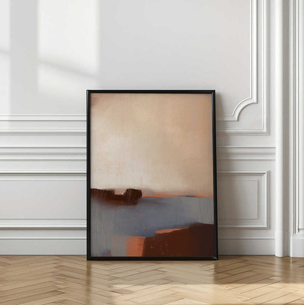 Tablou înramat „Serene Horizons” de MANSI SAXENA
