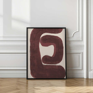 Tablou înramat „Abstract Shape No.4” de THE MIUUS STUDIO