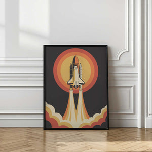 Tablou înramat „Space Shuttle” de Andreas Magnusson
