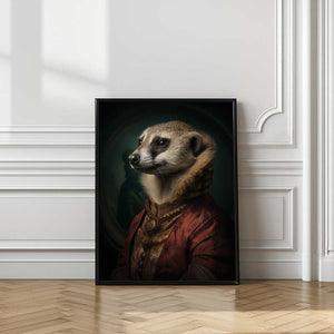Tablou înramat „Meerkat Portrait” de Andreas Magnusson