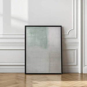 Tablou înramat „Pastel Painted Wall Sage Green Nude” de Alexandra Weise