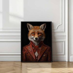 Tablou înramat „Red Fox Portrait” de Andreas Magnusson