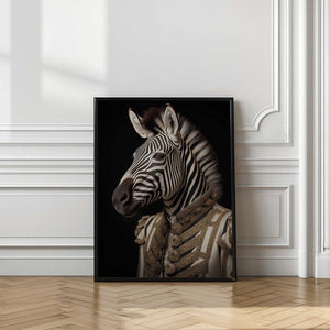 Tablou înramat „Zebra Portrait” de Andreas Magnusson