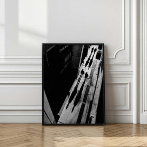 Tablou înramat „Queen Street” de Jian Wang
