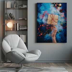 Tablou canvas „Don't open till Christmas” de Dina Belenko