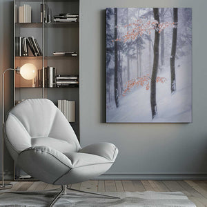 Tablou canvas „In the winter forest” de Ales Krivec