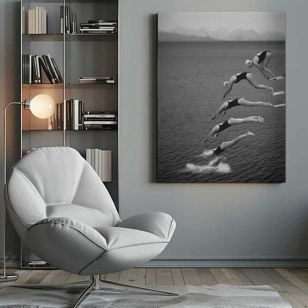 Tablou canvas „The beauty of diving” de Greetje van Son