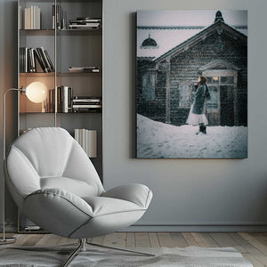 Tablou canvas „snow day” de Nobu Ishijima