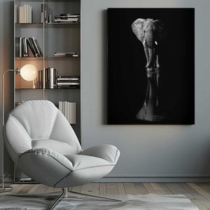 Tablou canvas „Elephant” de Jie Fischer