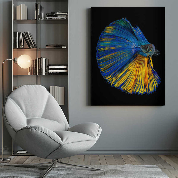 Tablou canvas „Yellow &amp; Blue” de Andi Halil