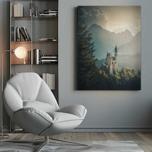 Tablou canvas „Neuschwanstein Castle” de Cuma Cevik