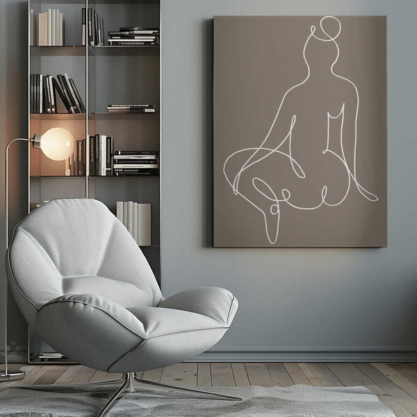 Tablou canvas „Sitting Down 02” de Pictufy Studio II