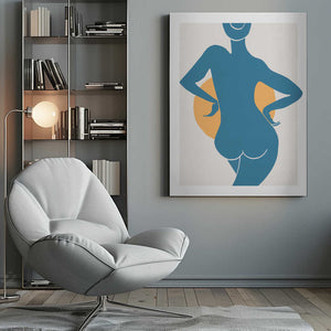 Tablou canvas „Blue Woman” de Pictufy Studio II