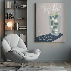 Tablou canvas „Mojito” de Pictufy Studio II