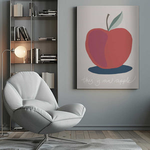 Tablou canvas „This is an Apple” de Pictufy Studio II