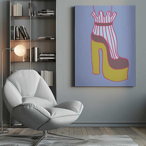 Tablou canvas „Yellow Heel 01” de Pictufy Studio