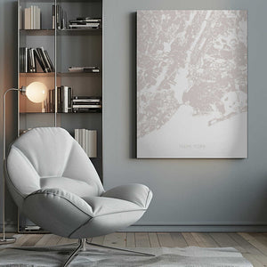 Tablou canvas „New York Map” de Pictufy Studio II