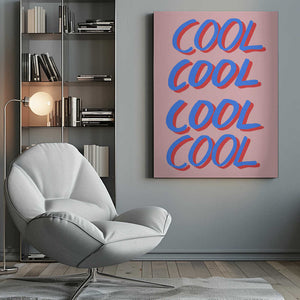 Tablou canvas „Cool Quote 02” de Pictufy Studio