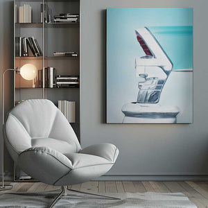 Tablou canvas „US classic car 1955 Century tail fin abstract” de Beate Gube