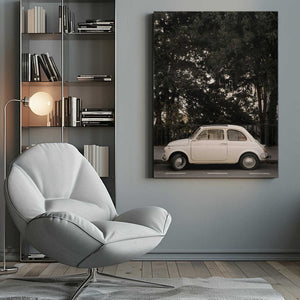 Tablou canvas „Little Car in Paris” de Pictufy Studio III
