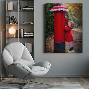 Tablou canvas „Posting to Santa” de Peter Davidson