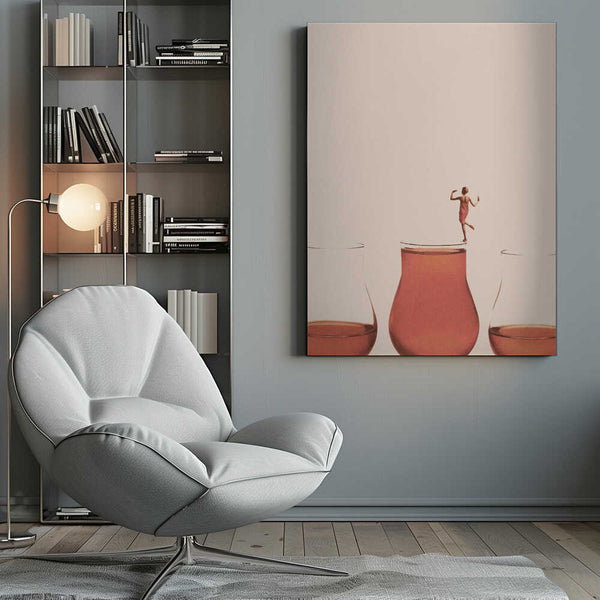 Tablou canvas „I prefer the full one” de Maarten Léon