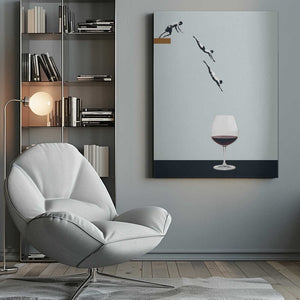 Tablou canvas „Your best friends forget you get old” de Maarten Léon