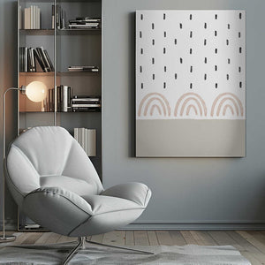 Tablou canvas „Muted Rainbows Sky” de uplusmestudio
