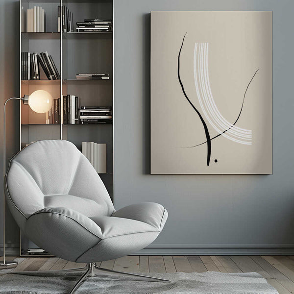 Tablou canvas „Curved Elegance” de uplusmestudio