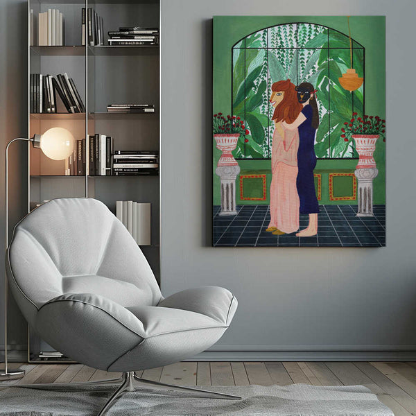 Tablou canvas „Lion Mom” de Jota de jai