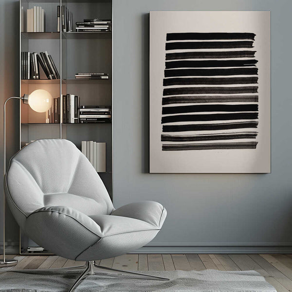 Tablou canvas „Stripes_Beige” de Pictufy Studio II