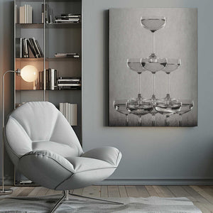 Tablou canvas „Champagne tower_9” de Pictufy Studio III