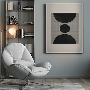 Tablou canvas „Geometric Echoes” de THE MIUUS STUDIO