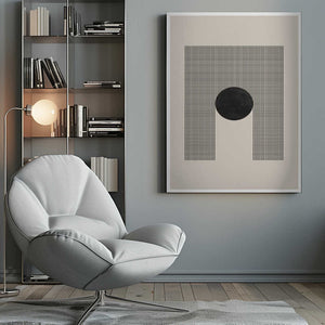 Tablou canvas „Geometric Eclipse” de THE MIUUS STUDIO