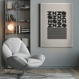 Tablou canvas „Geometric Balance” de THE MIUUS STUDIO
