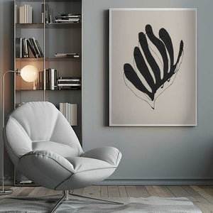Tablou canvas „Abstract Leaf Lines” de THE MIUUS STUDIO
