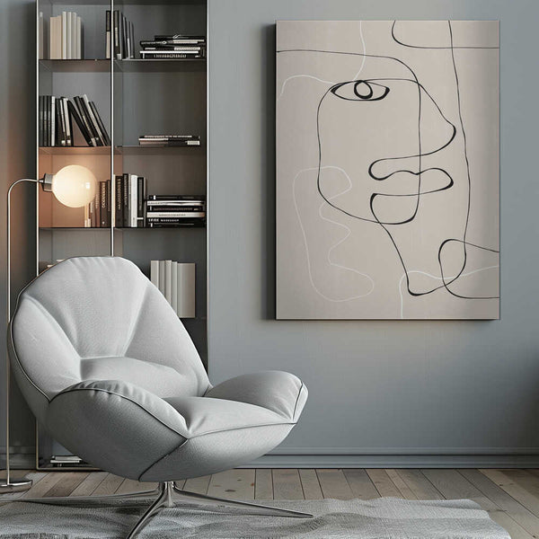 Tablou canvas „Line Expression” de THE MIUUS STUDIO