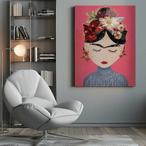Tablou canvas „Floral Serenity” de Treechild